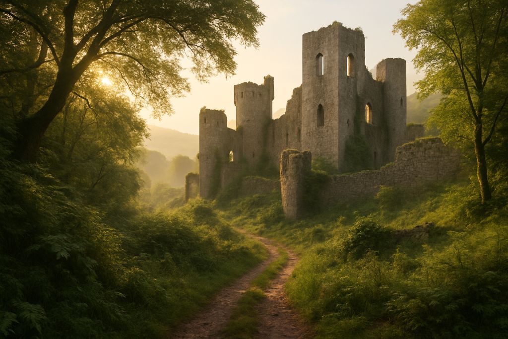 Balades secrètes près de châteaux médiévaux